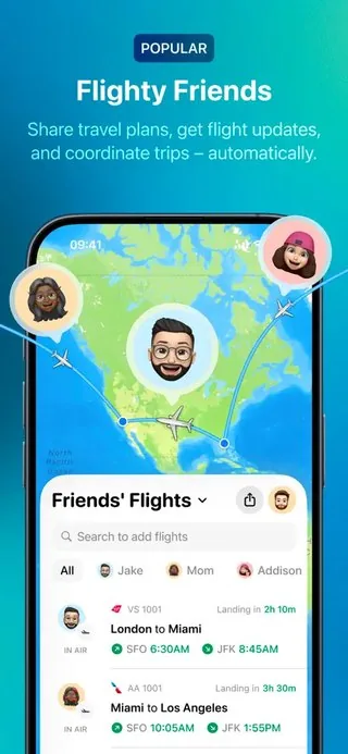 Flighty, from its App Store listing