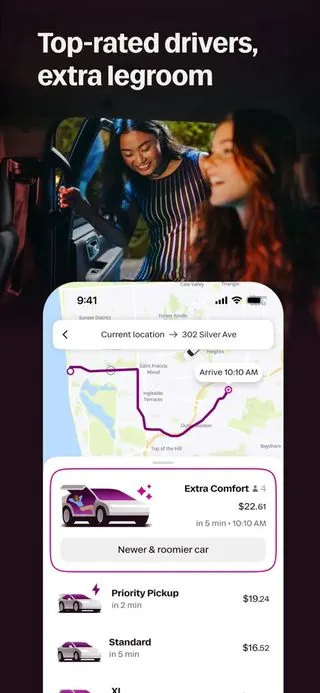 Lyft, from its App Store listing